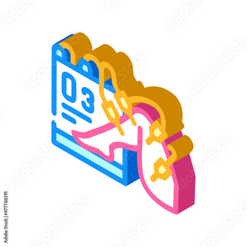 ozone therapy isometric icon vector. ozone therapy sign. isolated symbol illustration
