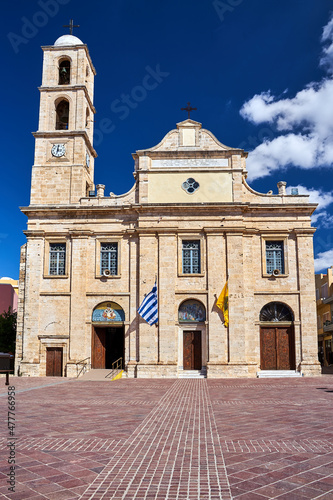 medieval orthodox church in the town of Chania on the island of Crete