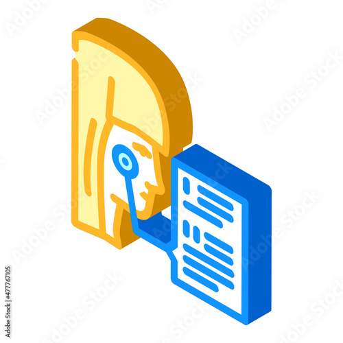 complex face cleansing isometric icon vector. complex face cleansing sign. isolated symbol illustration
