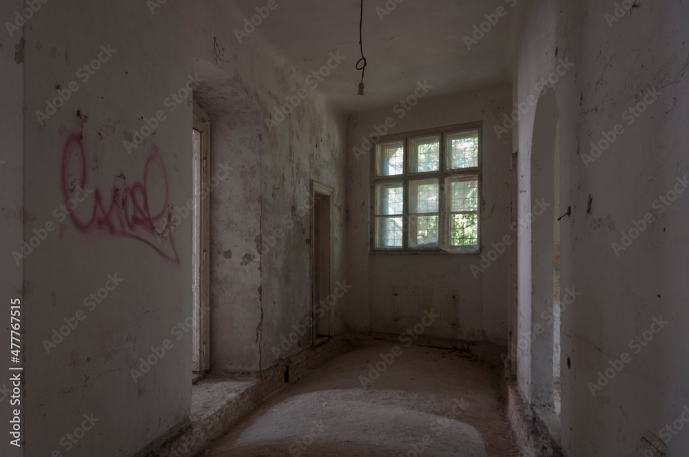 Old abandoned villa in Bratislava; Slovakia