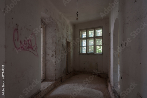 Old abandoned villa in Bratislava  Slovakia