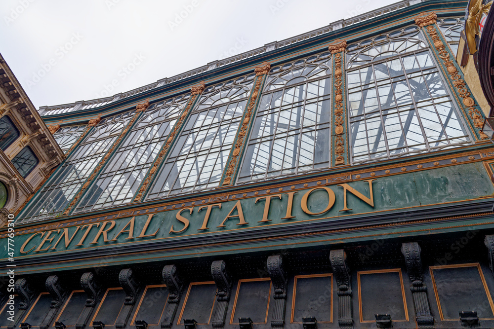 Glasgow Central Station Glasgow Scotland StockFoto Adobe Stock