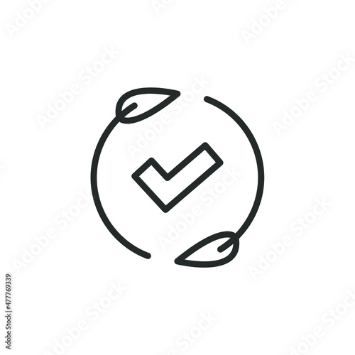 simple vector icon ecology editable. isolated on white background. 