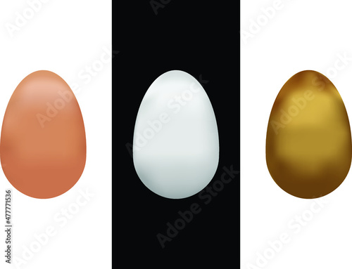 Easter egg vector illustration