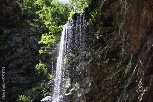 Beautiful waterfall in the woods of Arkansas