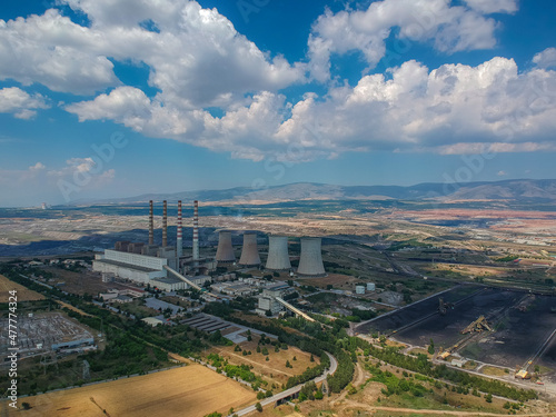Charcoal electric power station is a 550-megawatt coal-fired power station in Ptolemaida, Macedonia, Greece.