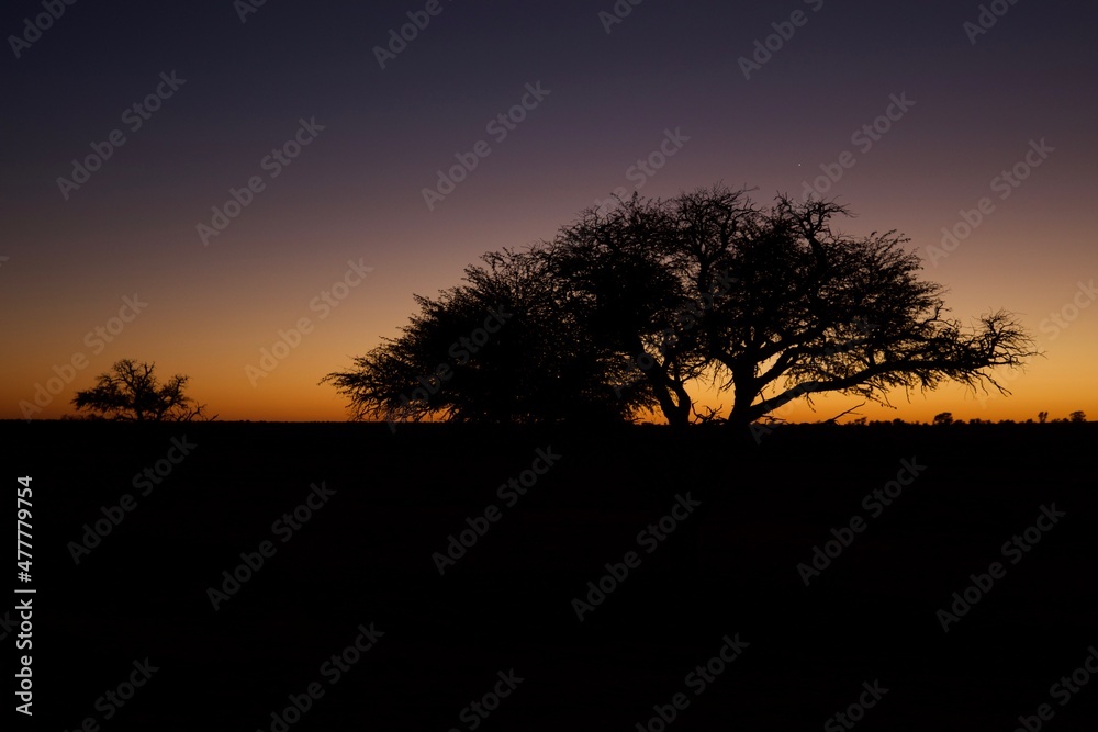 Sunset at Nossob, Kgalagadi