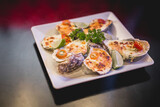 Perfect Sushi Japanese Asian Seafood Food Dish Drink Cocktail Dessert Menu Gourmet Restaurant Chef on Dark Background