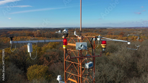 Sunshine pyranometer station science, eddy covariance, measurement incoming diffuse solar radiation, consist sonic anemometer scientific towerresearch gas analyzer wind relevant gas fluctuations