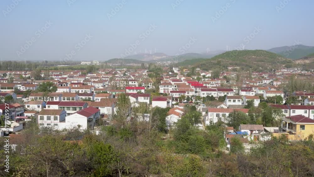 Huaibei, Anhui Province, China, rural construction, new rural construction model village, beautiful countryside.