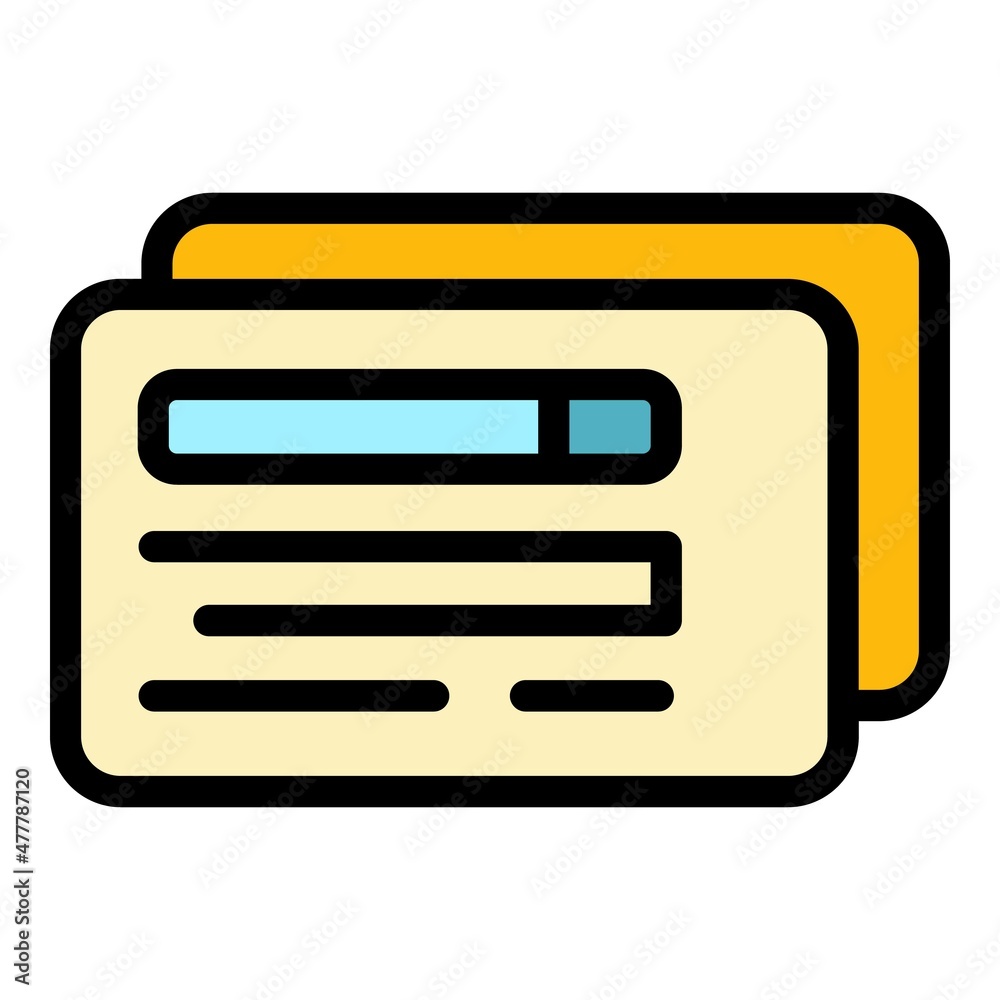 Bank card money transfer icon. Outline Bank card money transfer vector icon color flat isolated Bank card money transfer icon. Outline Bank card money transfer vector icon color flat isolated