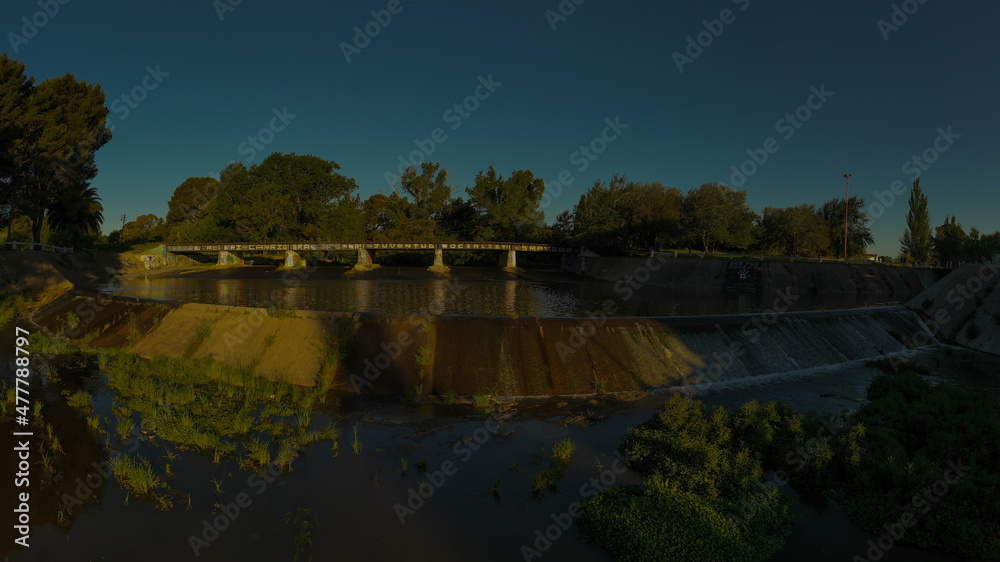 Fototapeta premium Parque de Mayo, Bahia Blanca, Buenos Aires, Argentina.