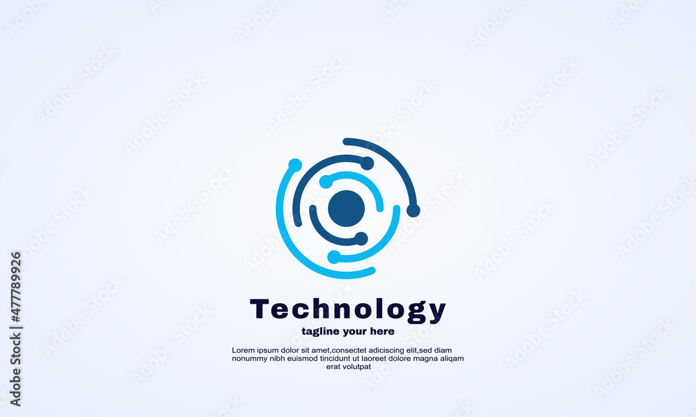 vector Pixel technology logo designs concept vector Network Internet logo symbol illustrator