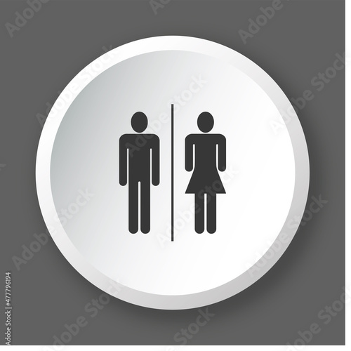 Logo toilettes.