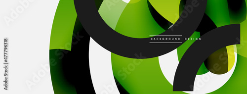 Circle abstract background. Vector illustration for wallpaper banner background card or landing page