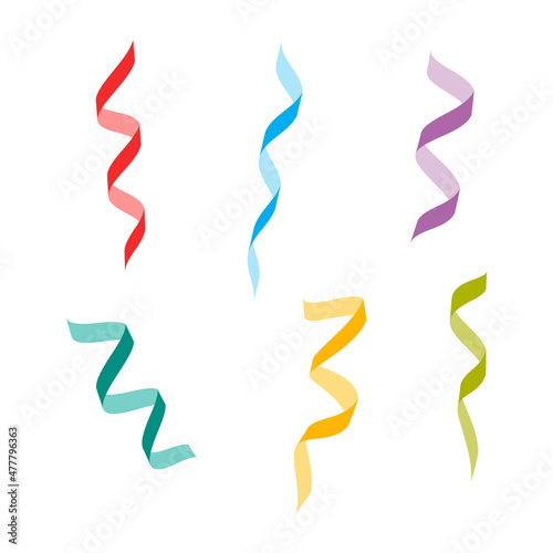  Ribbon celebration icon vector design illustration