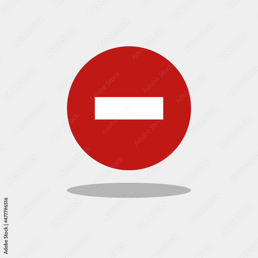 Shaded stop sign isolated on gray background. Vector. Shaded stop sign isolated on gray background. Vector.