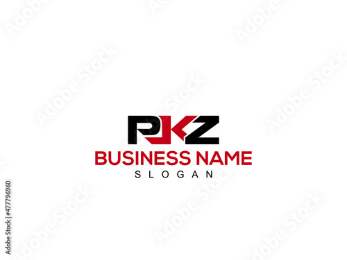 Creative letter PKZ logo Icon, Colorful pk Logo Design for your business photo