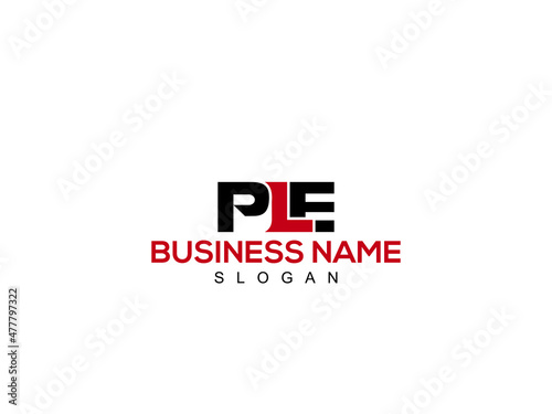 Unique Creative PLE Logo, Colorful pl letter logo icon design for you