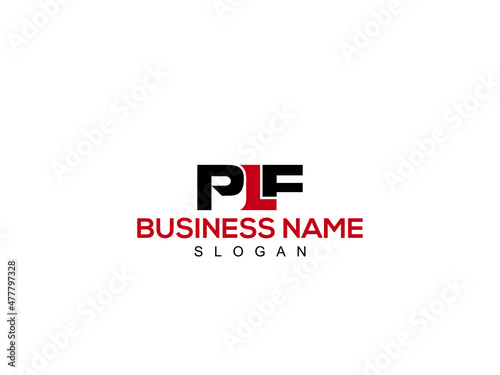 Unique Creative PLF Logo, Colorful pl letter logo icon design for you photo