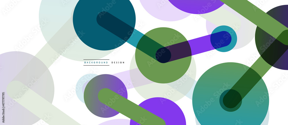 Abstract background. Round dots connected by lines. Trendy techno business template for wallpaper, banner, background or landing Abstract background. Round dots connected by lines. Trendy techno business template for wallpaper, banner, background or landing