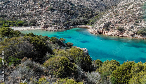 Mare di Caprera, Cala Brigantina, Parco Nazionale Arcipelago di La Maddalena, Sardegna photo