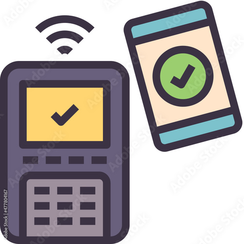 mobile outline style icon