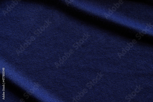 Elegant blue silk, luxurious fabric texture, elegant background design.