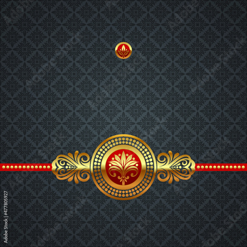 Decorative Golden Lower third Frame