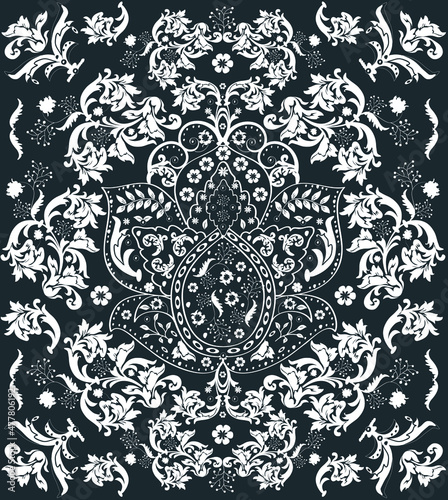 Floral Seamless Pattern 01