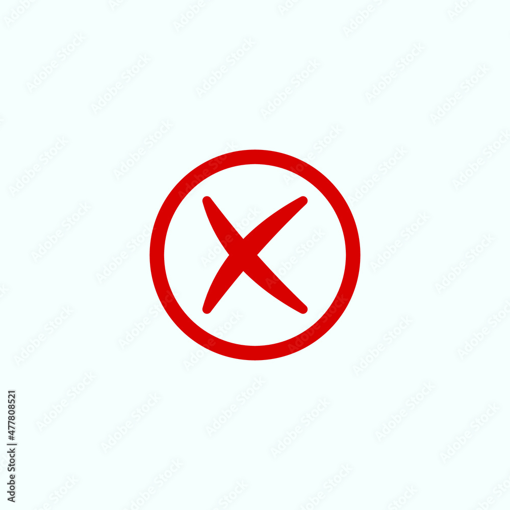 Check mark red line icons. Vector illustration. eps - Vector Check mark red line icons. Vector illustration. eps - Vector