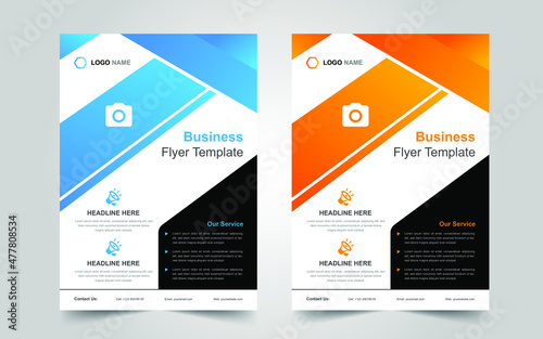 Modern Corporate business flyer template design, marketing, business proposal, promotion flyer template