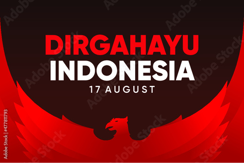 dirgahayu indonesia garuda background