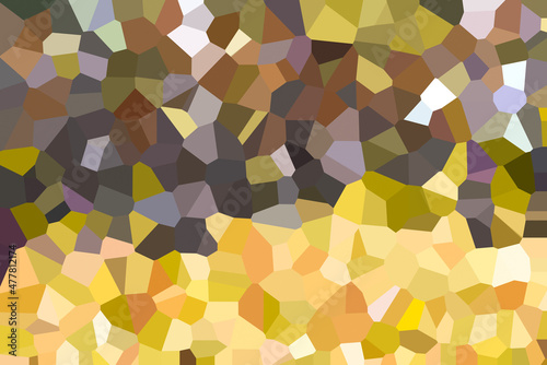 Brown  grey and yellow mosaic mix