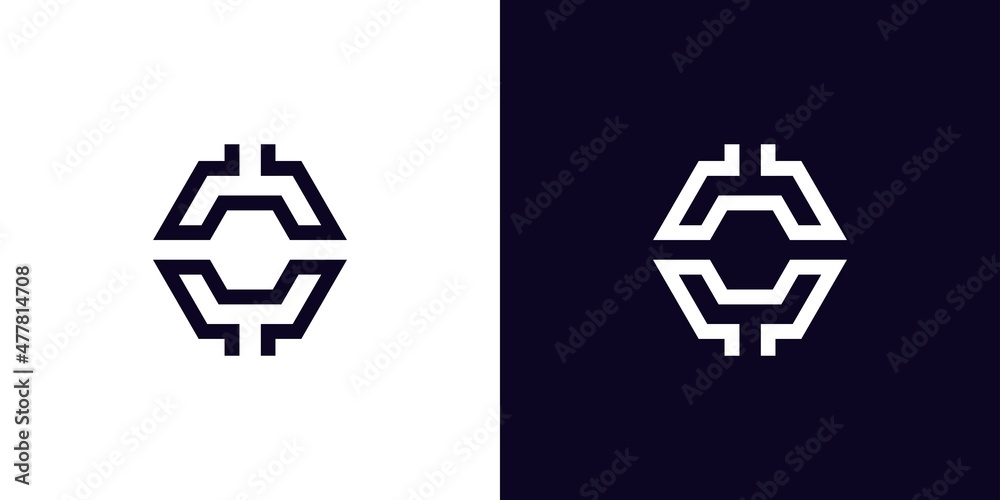 Modern and sophisticated letter C initials logo design 1 Modern and sophisticated letter C initials logo design 1
