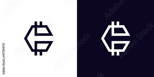 Modern and sophisticated letter C initials logo design 2