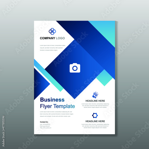 Modern Corporate business flyer template design, marketing, business proposal, promotion flyer template