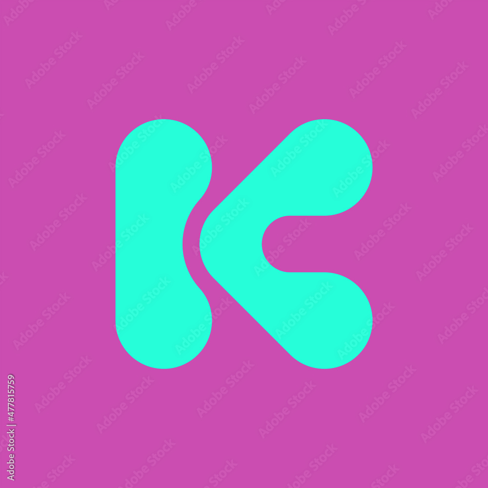 Letter K logo. Icon design. Template elements. Geometric abstract logos Letter K logo. Icon design. Template elements. Geometric abstract logos