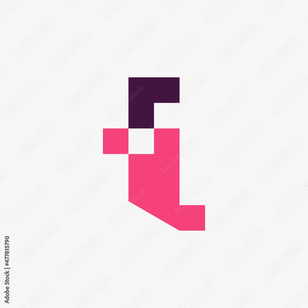 Letter I logo. Icon design. Template elements. Geometric abstract logos Letter I logo. Icon design. Template elements. Geometric abstract logos
