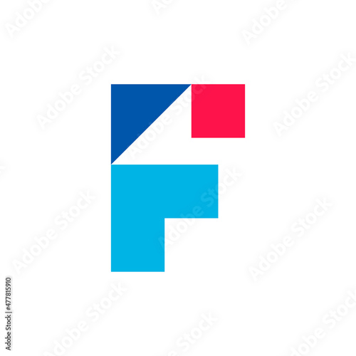 Letter F logo. Icon design. Template elements. Geometric abstract logos Free Download Letter F logo. Icon design. Template elements. Geometric abstract logos - GFXLoad