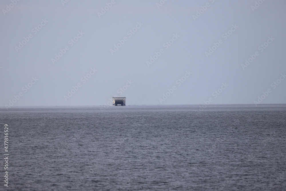 boat on the sea