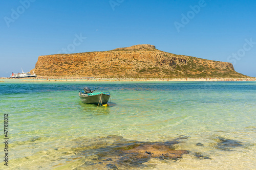 Fototapeta Naklejka Na Ścianę i Meble -  amazing view of Balos bay, Gramvousa Crete, Greece