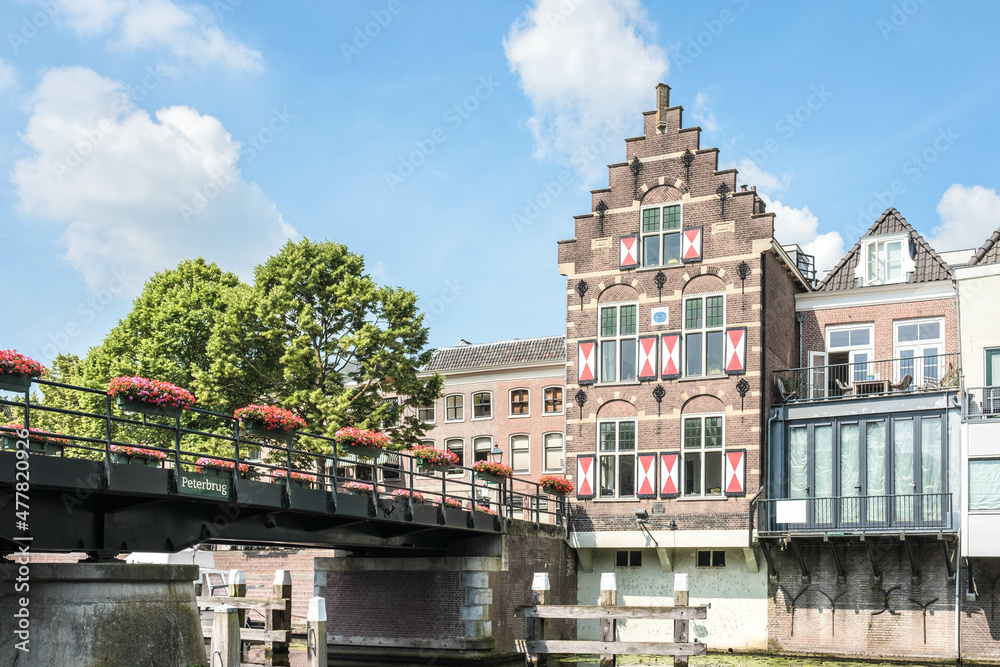 Peterbrug in Gorinchem, (Gorkum), Zuid-Holland Province, The Netherlands