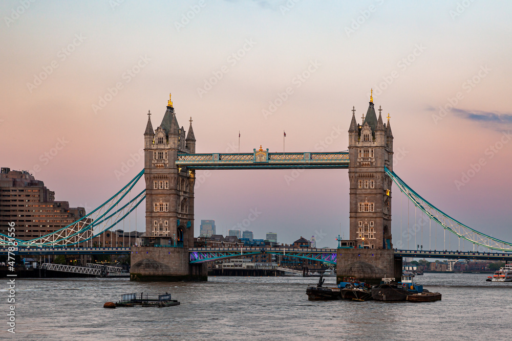 Obraz premium The Tower Bridge of London in England