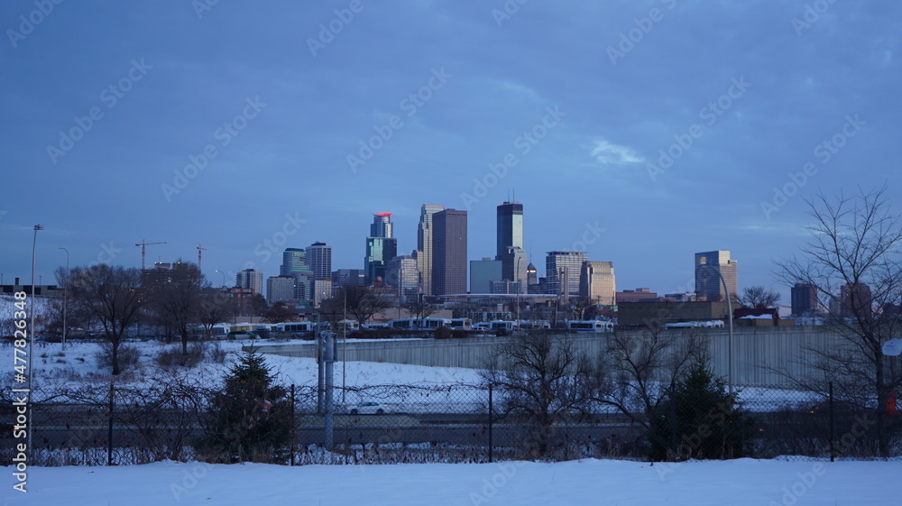 Minneapolis City Skyline