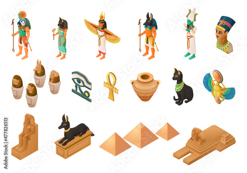 Egypt Isometric Set