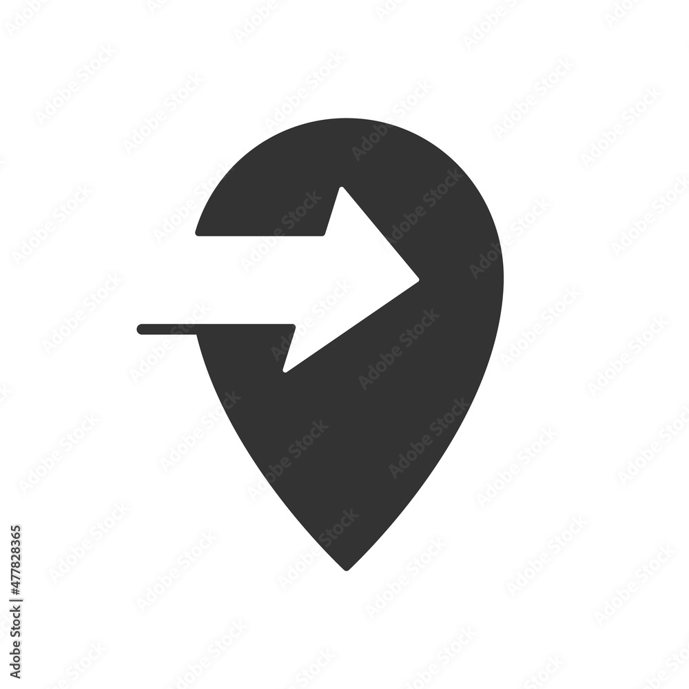 pointer with arrow vector icon isolated on white background. pointer with arrow stock vector illustration for web, mobile app and ui design pointer with arrow vector icon isolated on white background. pointer with arrow stock vector illustration for web, mobile app and ui design