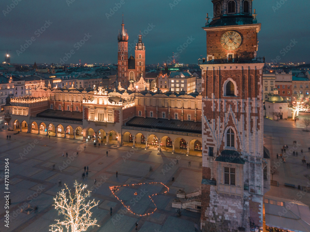 Fototapeta premium Kraków Rynek Główny