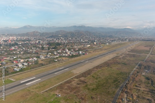 Runway in Batumi  Adjara  Georgia