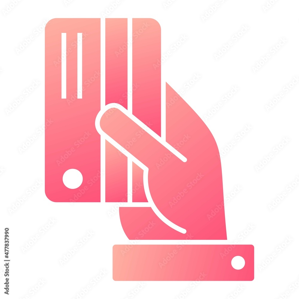 Vector Payment Method Glyph Gradient Icon Design Vector Payment Method Glyph Gradient Icon Design